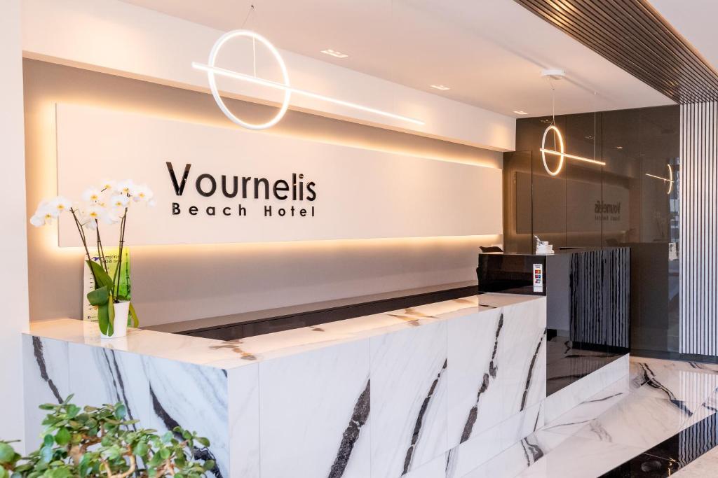 Certifikát, hodnocení, plakát nebo jiný dokument vystavený v ubytování Vournelis Beach Hotel and Spa