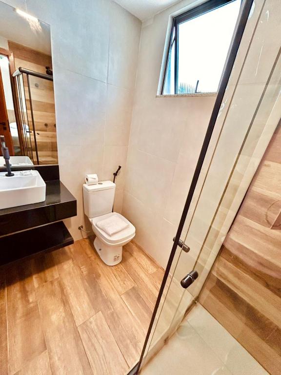 Koupelna v ubytování Hit Hotel