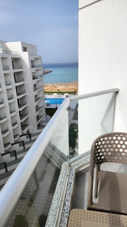 Balkón nebo terasa v ubytování Scandic sea view B612