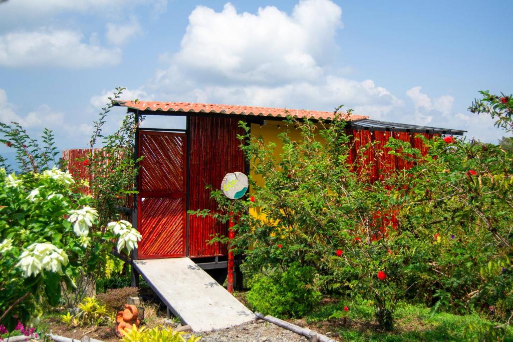Zahrada ubytování La Paloma Glamping