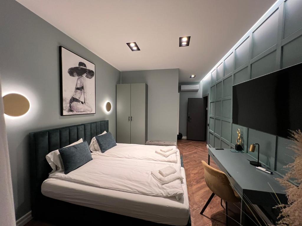 Postel nebo postele na pokoji v ubytování Comfort Hostel Klaipeda
