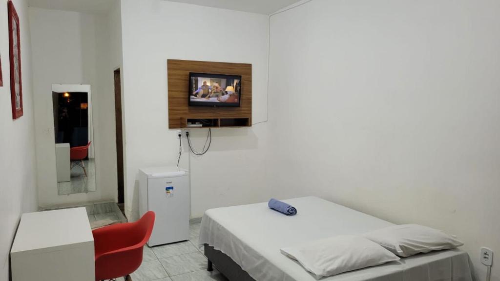 Μια τηλεόραση ή/και κέντρο ψυχαγωγίας στο Hotel Center Picos