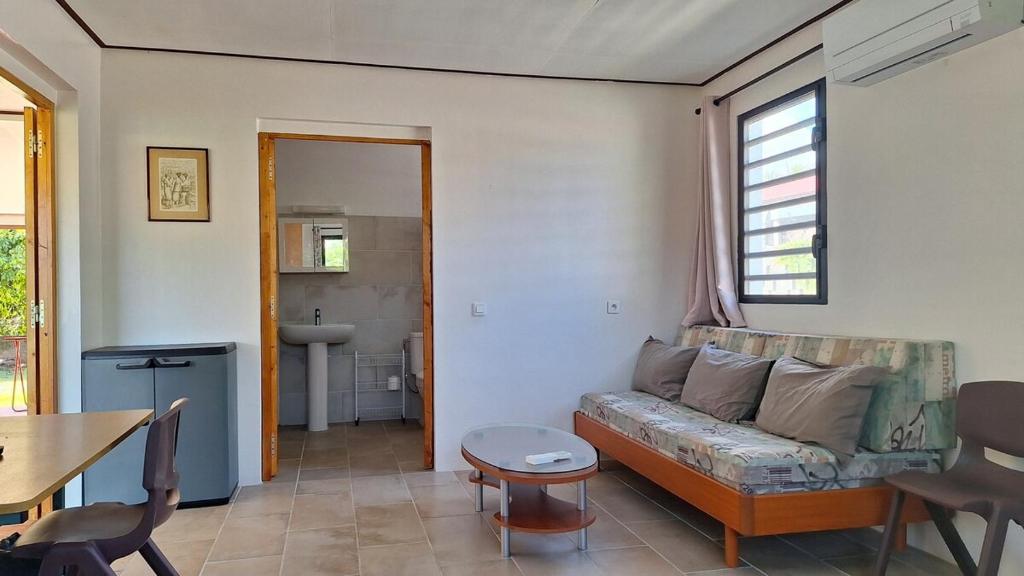 Posezení v ubytování Studio Vaipuna, Pirae, Tahiti