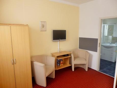 TV a/nebo společenská místnost v ubytování Hotel Waldhaus-Hutzelhöh