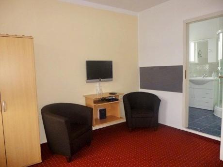 TV a/nebo společenská místnost v ubytování Hotel Waldhaus-Hutzelhöh