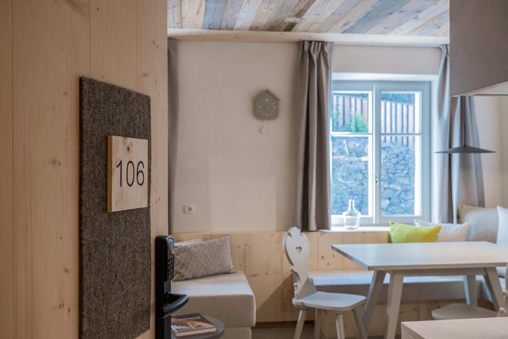 Χώρος καθιστικού στο Ansitz Pontegardena