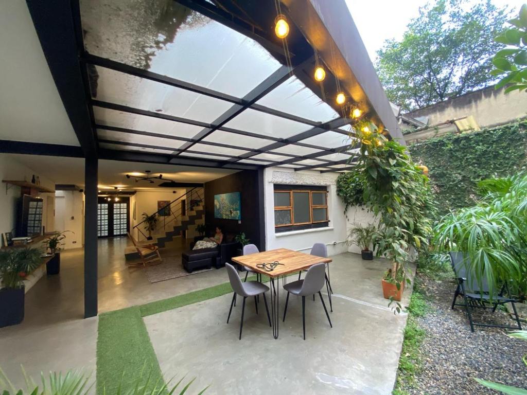 Zahrada ubytování Casa Mosaiko Primer Parque Laureles