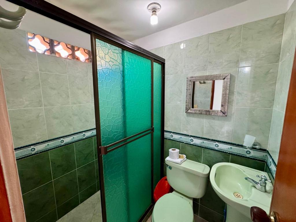 Koupelna v ubytování Sol Apartamentos Doradal
