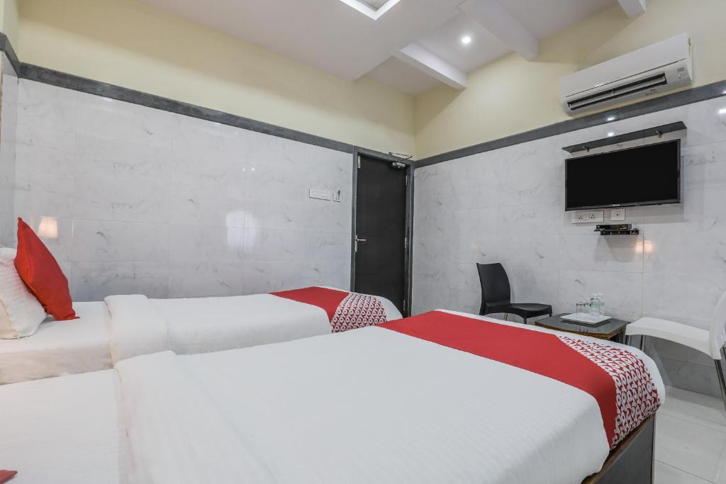 TV a/nebo společenská místnost v ubytování Super Hotel O Src Grand