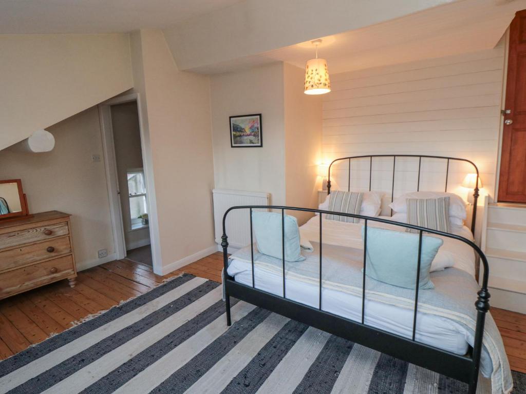 Postel nebo postele na pokoji v ubytování Salmon Cottage
