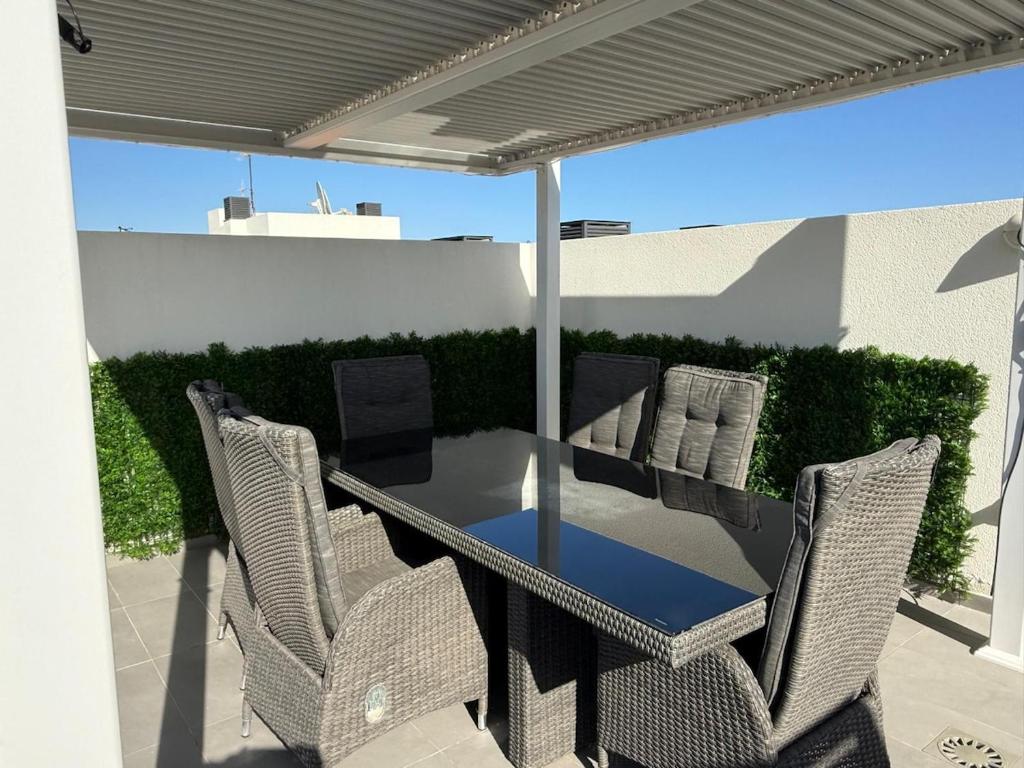 En balkon eller terrasse på Apartment Ella