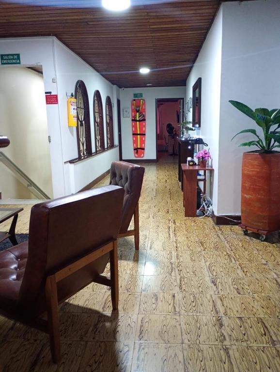 Posezení v ubytování Hotel Alpino Armenia