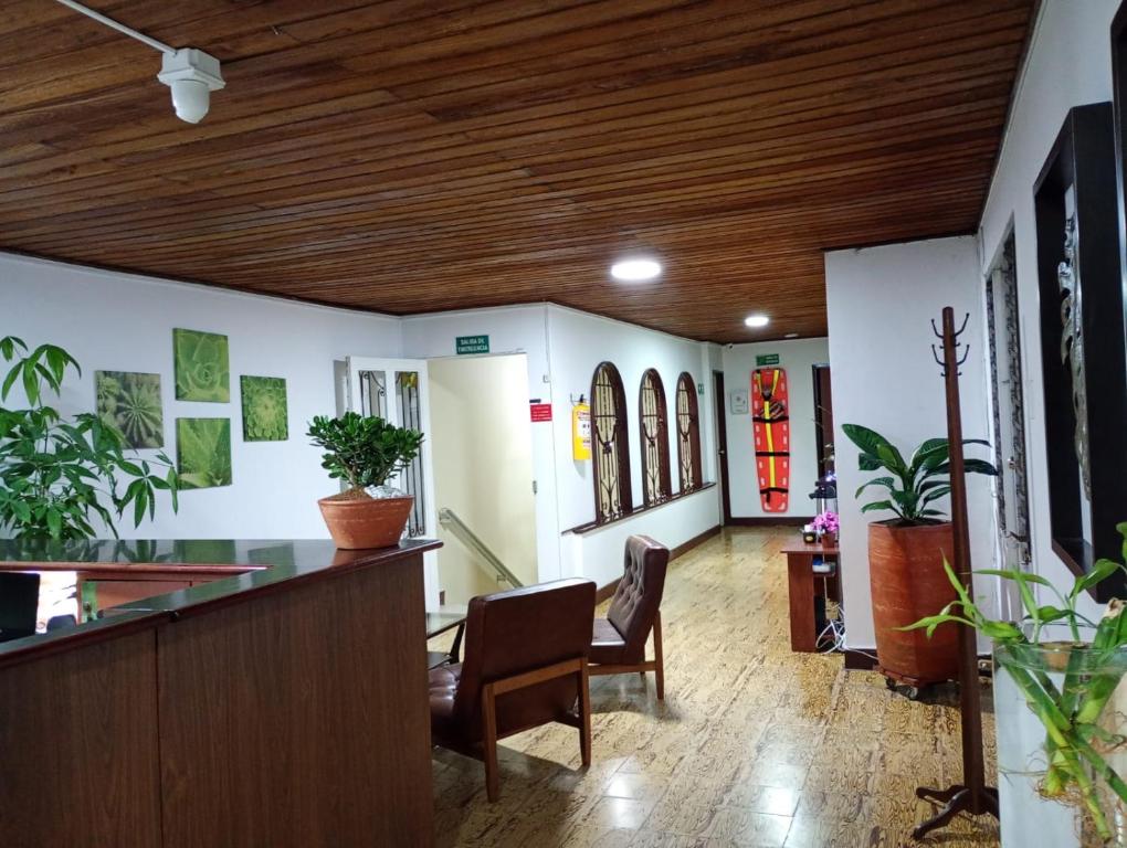 Posezení v ubytování Hotel Alpino Armenia