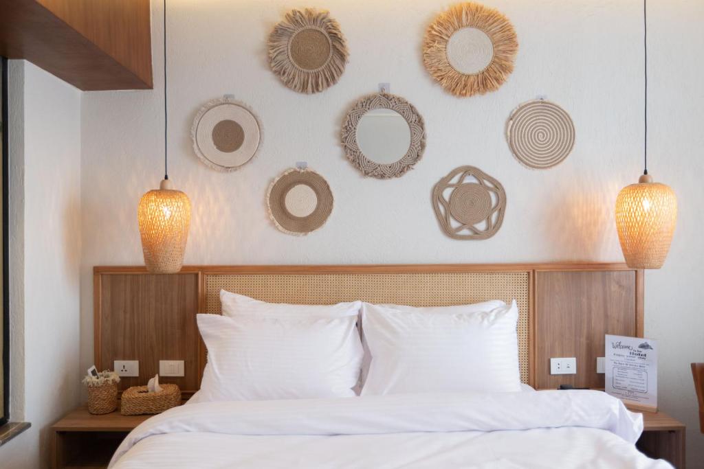 Voodi või voodid majutusasutuse Galaxy Pyramids View INN toas