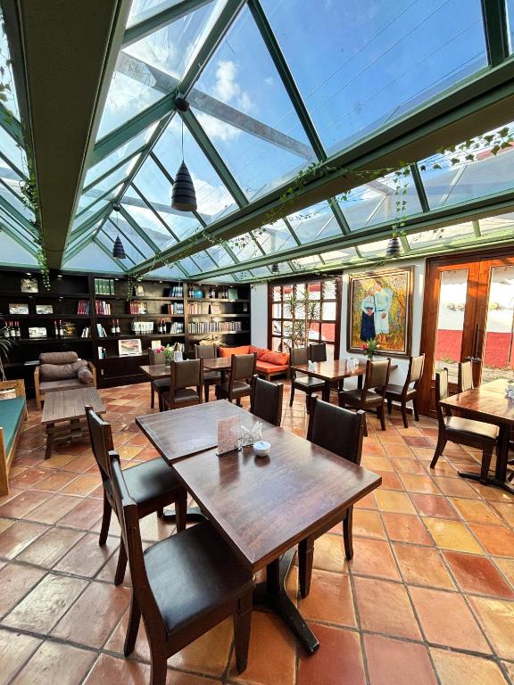 Restaurace v ubytování Axkan Arte Hotel