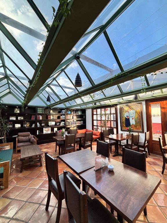 Restaurace v ubytování Axkan Arte Hotel