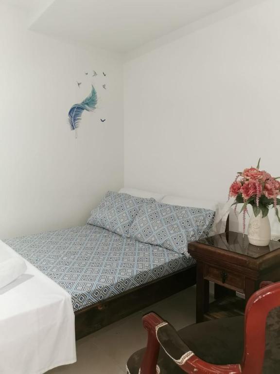 Postel nebo postele na pokoji v ubytování Casa San Joaquin
