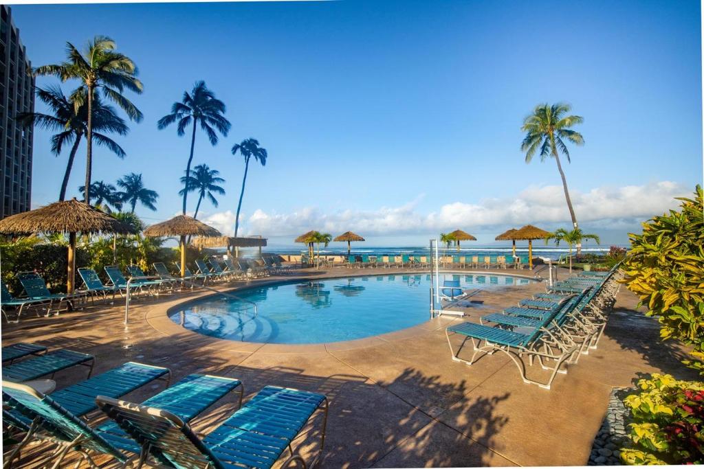 Bazén v ubytování Royal Kahana Maui by OUTRIGGER nebo v jeho okolí