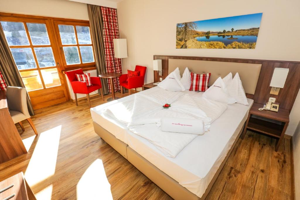 Een bed of bedden in een kamer bij Kolmhof