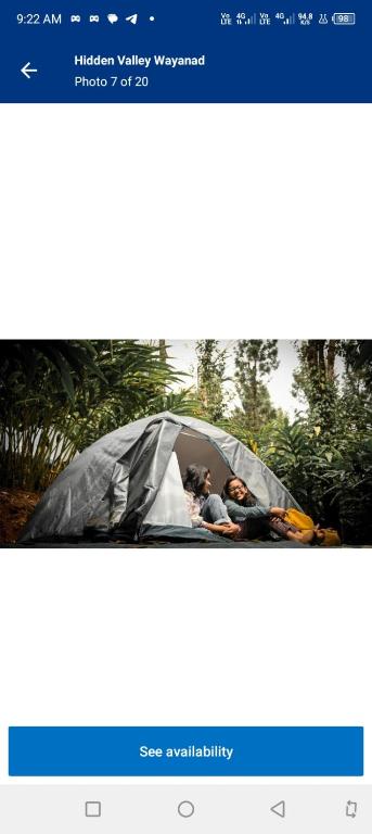 Fotografie z fotogalerie ubytování Hidden valley campsite v destinaci Meppādi