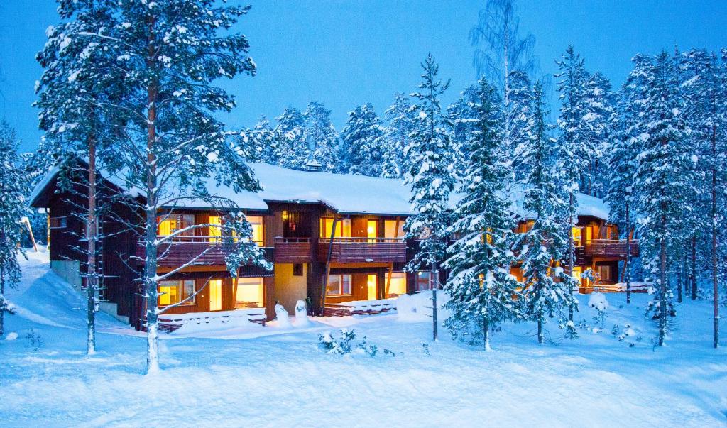 Haapala Suites entinen IIDA Vuokatti v zimě
