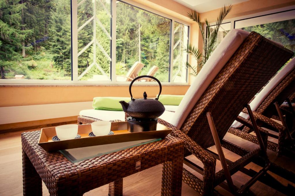 Posezení v ubytování Hotel Langenwaldsee