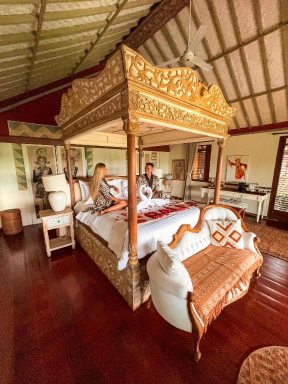Postel nebo postele na pokoji v ubytování Bali Maison