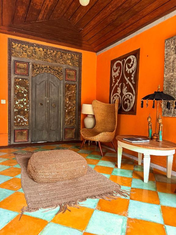 Posezení v ubytování Bali Maison