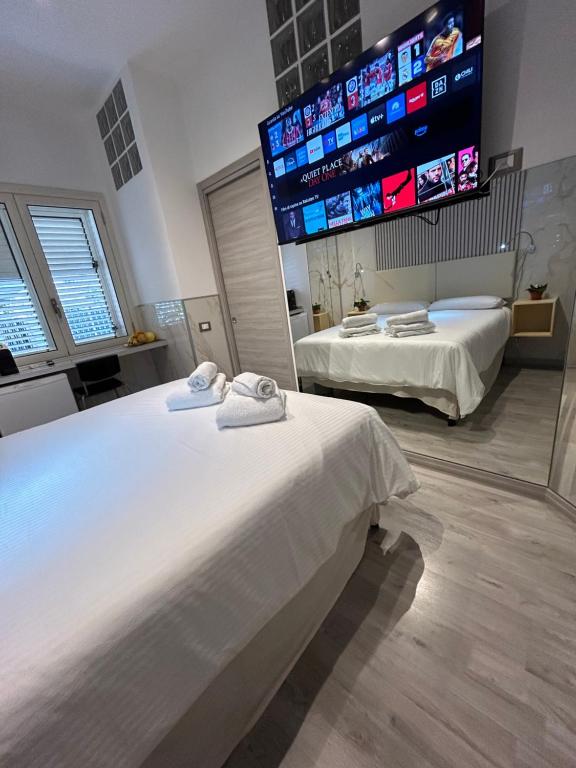 Postel nebo postele na pokoji v ubytování B&B Confort