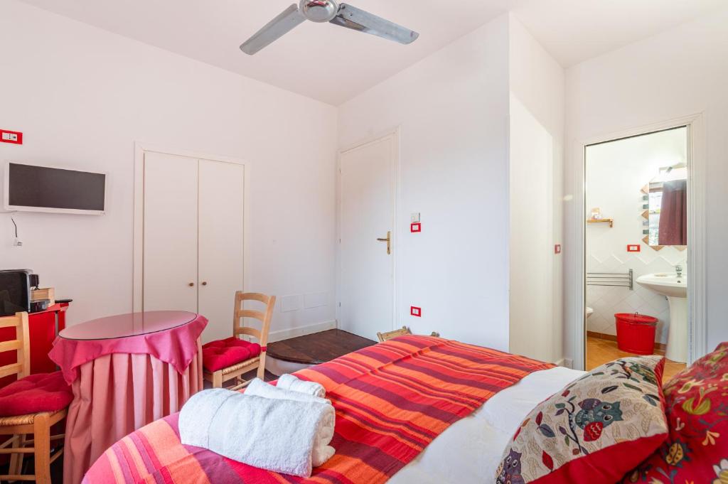 Postel nebo postele na pokoji v ubytování La Torretta