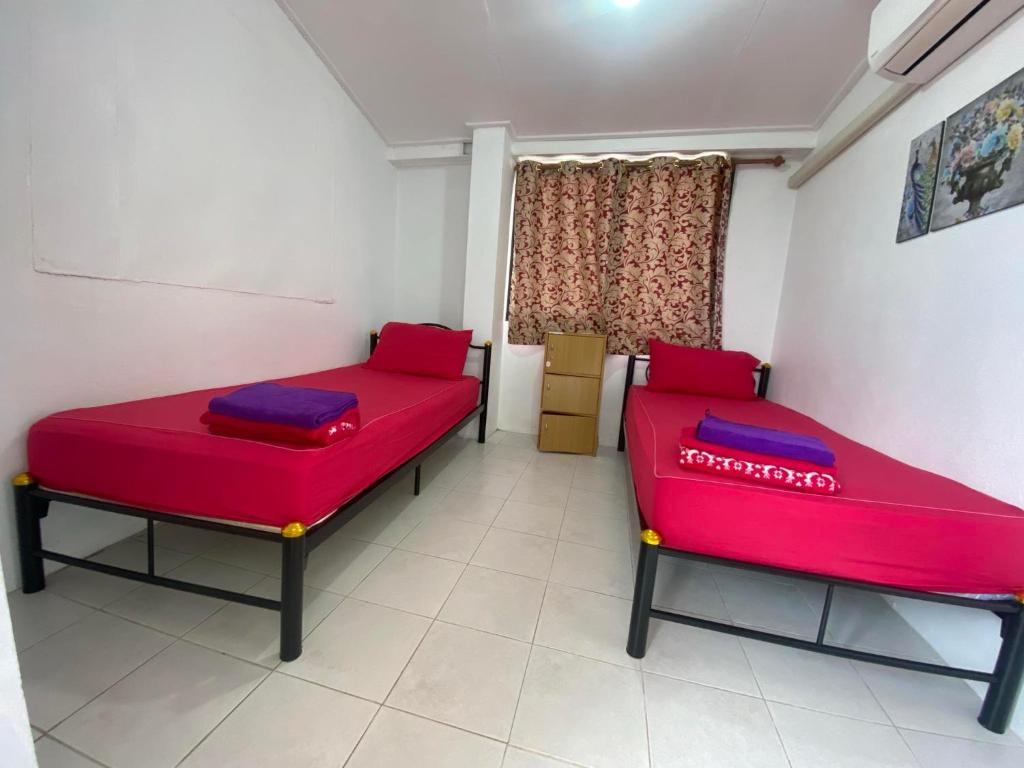 Postel nebo postele na pokoji v ubytování Seventeen Hostel