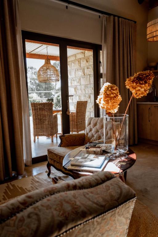 Posezení v ubytování Andes Clarens Guesthouse