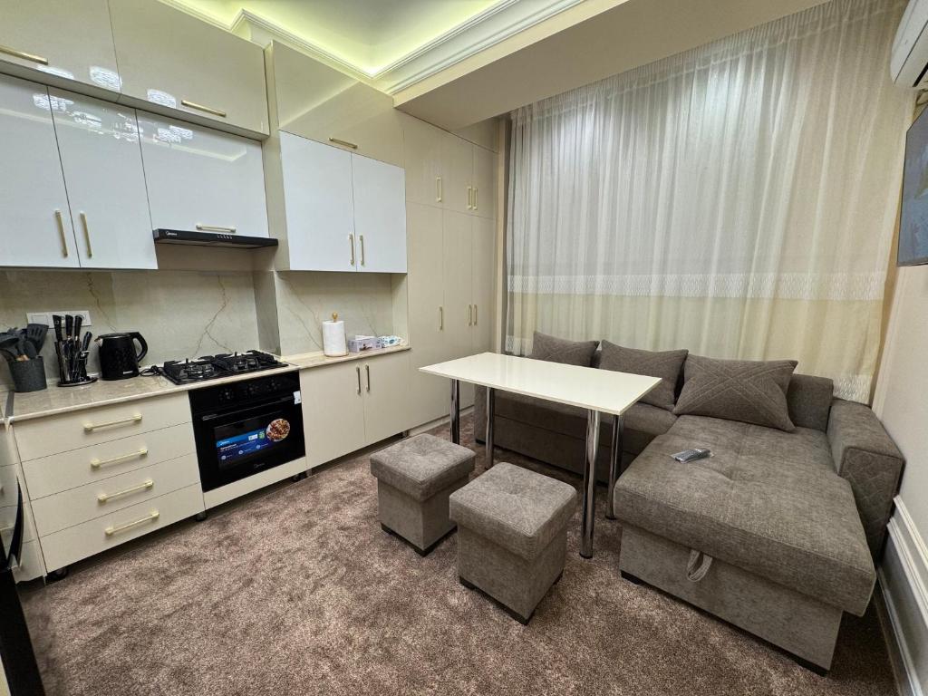 Kuchyň nebo kuchyňský kout v ubytování Modern Spaces 7