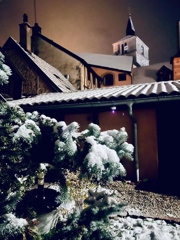 Auberge du Renard'eau v zimě