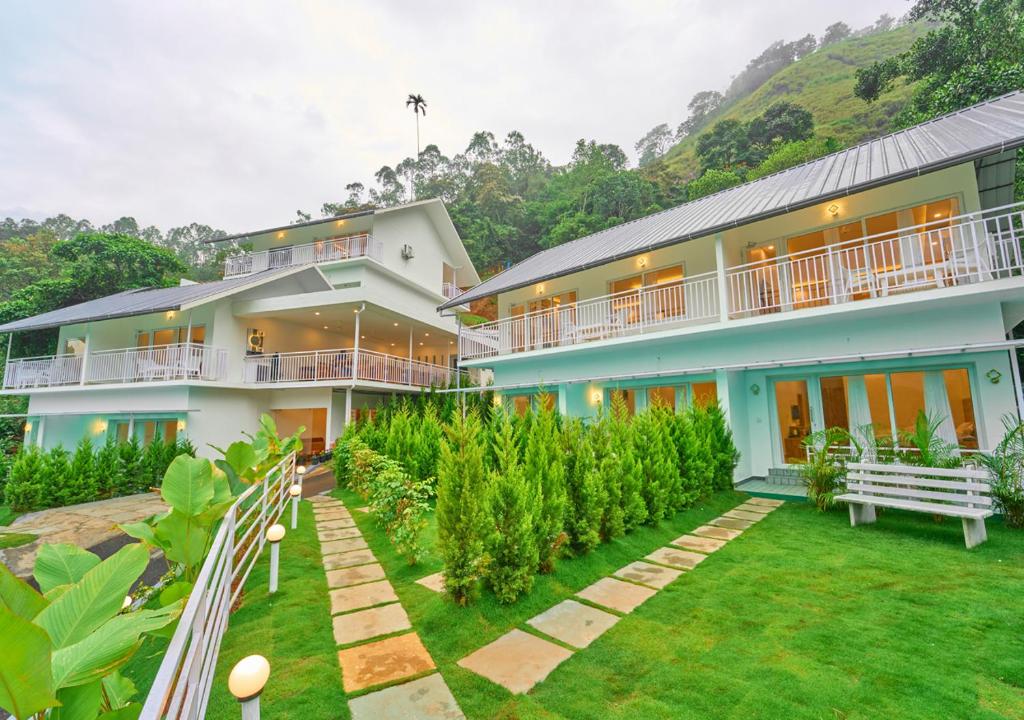 Zahrada ubytování Ice Mist Pool Resort Munnar By VOYE HOMES