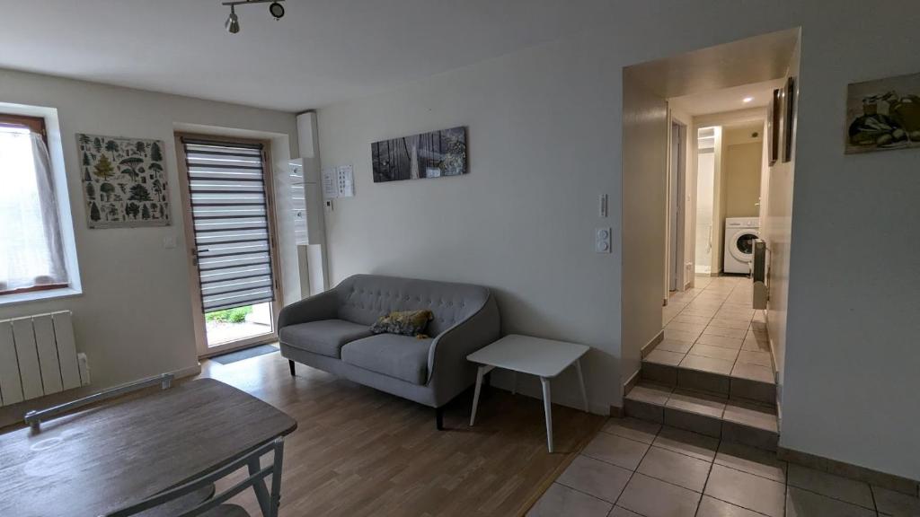 Posezení v ubytování Gîte à proximité du Lac du Bourget