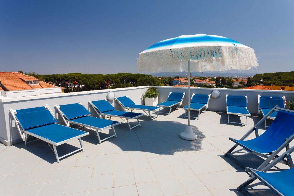 Bazén v ubytování HG Hotel Il Settebello nebo v jeho okolí