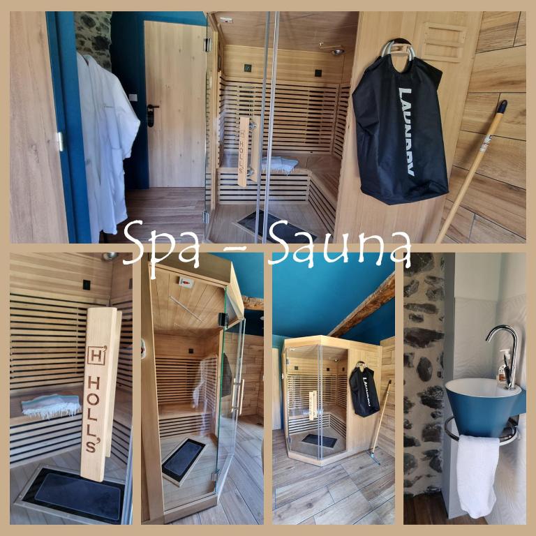 Koupelna v ubytování Lodge du Hautacam