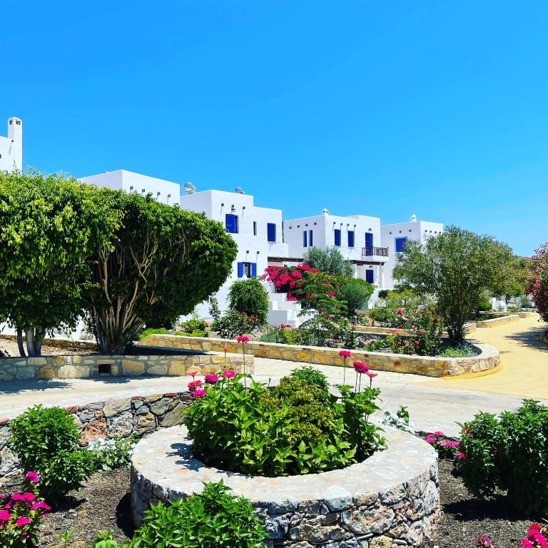 A garden outside Niriedes Villas