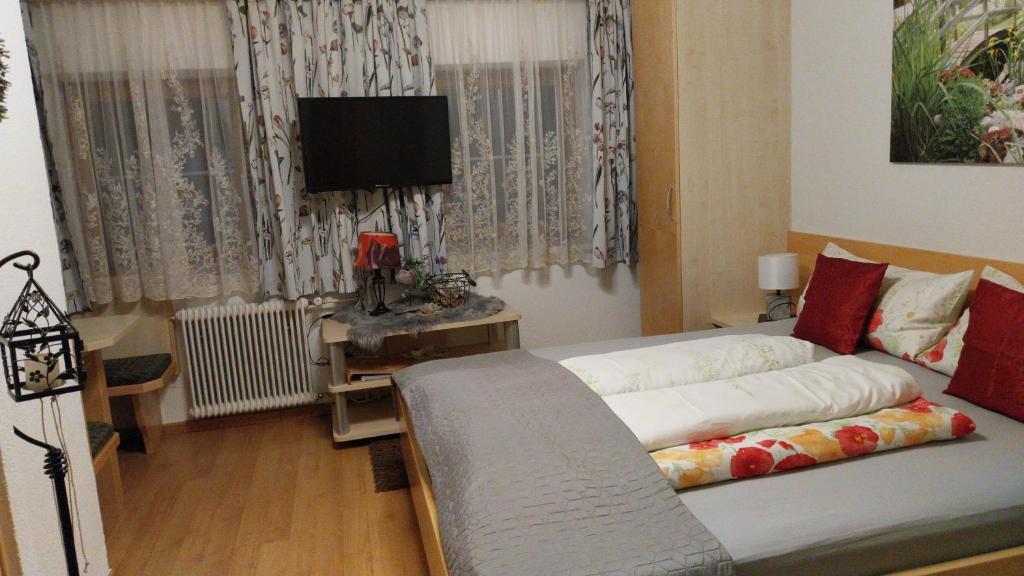 Postel nebo postele na pokoji v ubytování Thalerhof