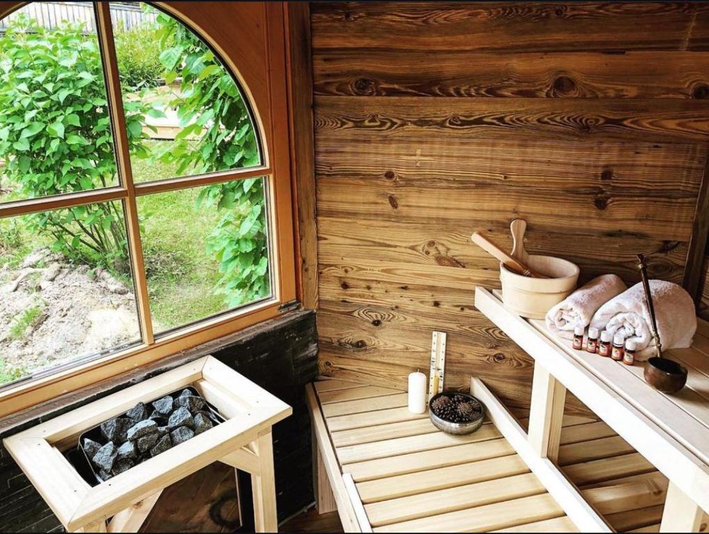 Zahrada ubytování Chalet Hollerhaus