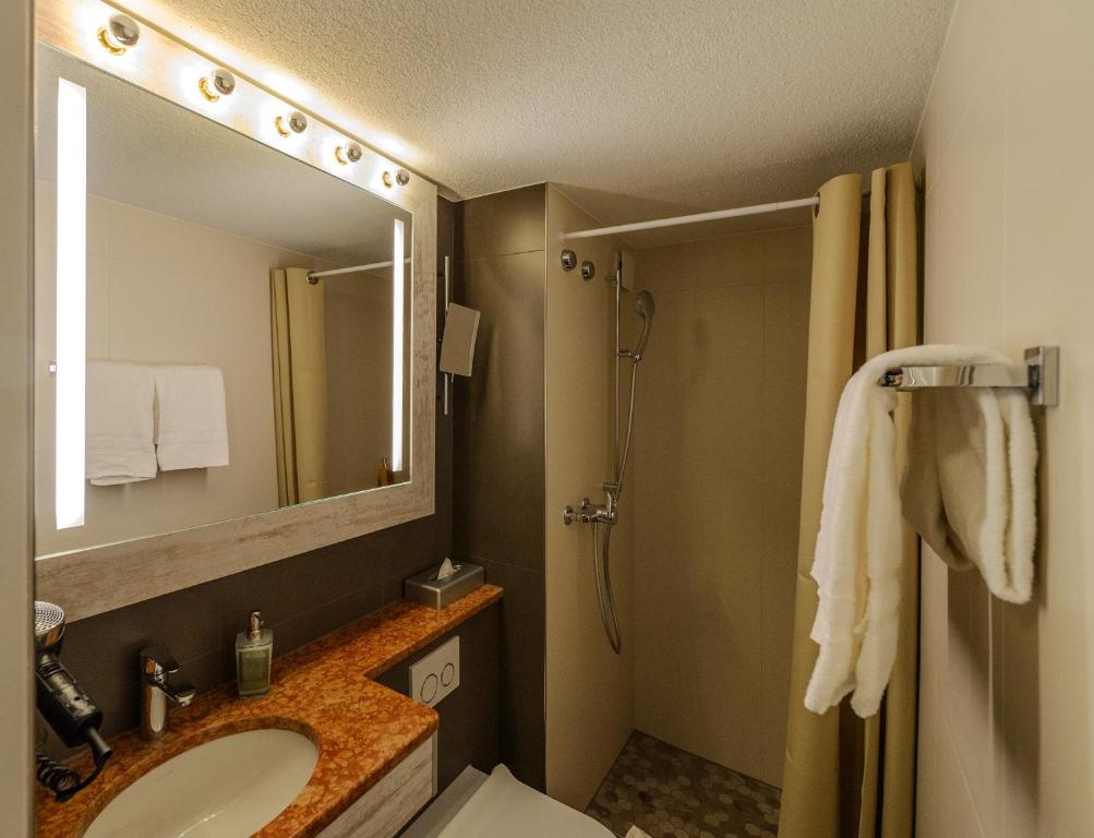 Koupelna v ubytování Alexander Guesthouse Zurich Old Town
