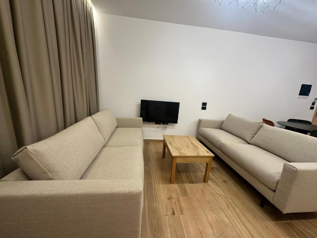 Posezení v ubytování Suites Kozi