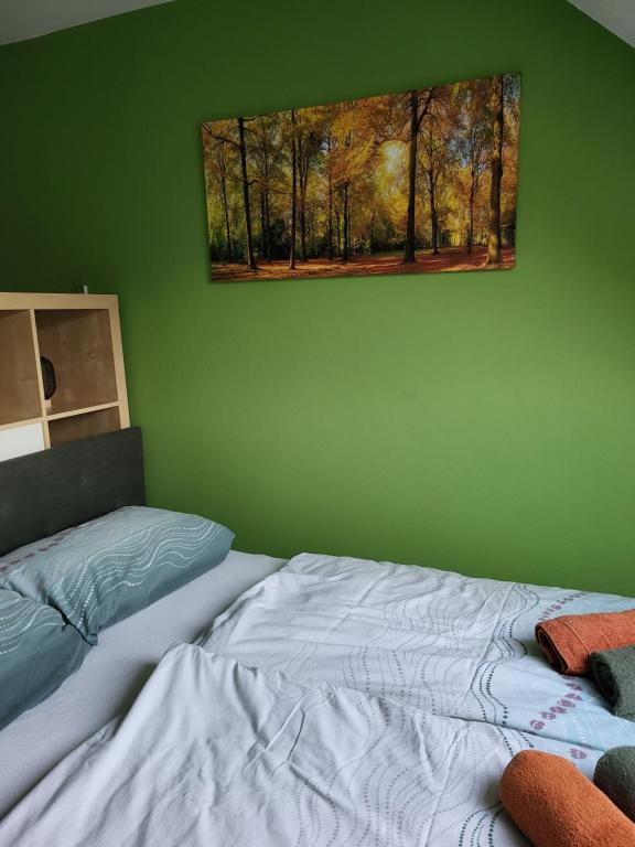 Postel nebo postele na pokoji v ubytování Meža10
