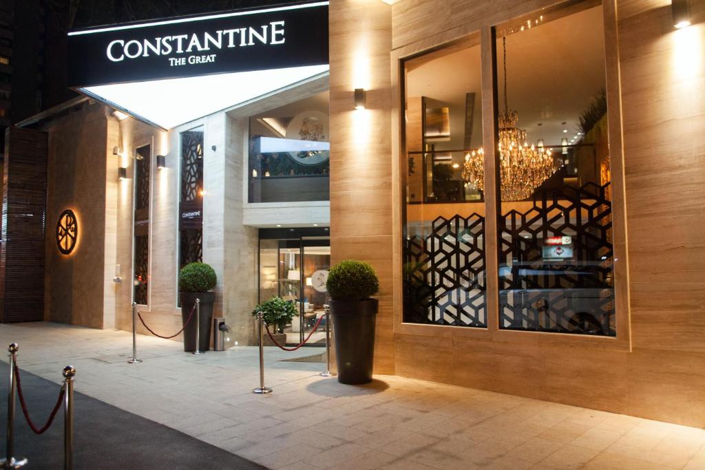 Certifikát, hodnocení, plakát nebo jiný dokument vystavený v ubytování Hotel Constantine the Great