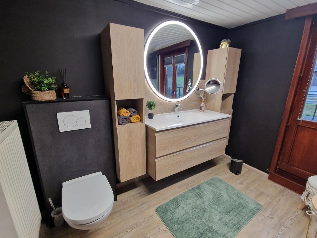 Koupelna v ubytování Gîte au cœur de la famenne
