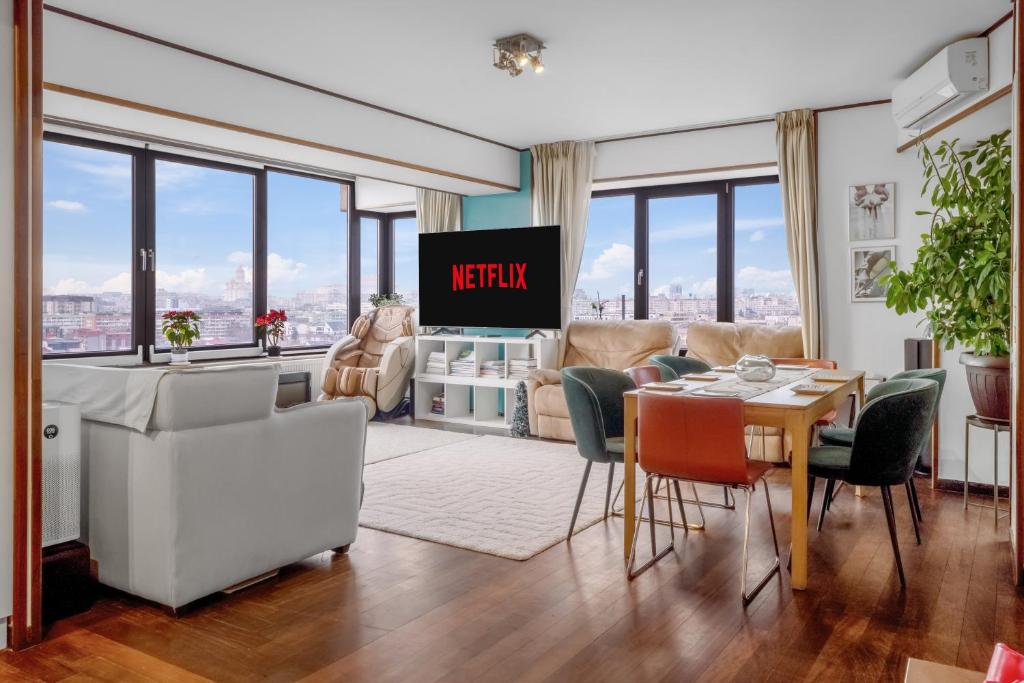 Picture Idea: Luxurious Downtown Penthouse With Spectacular Panorama Bucharest