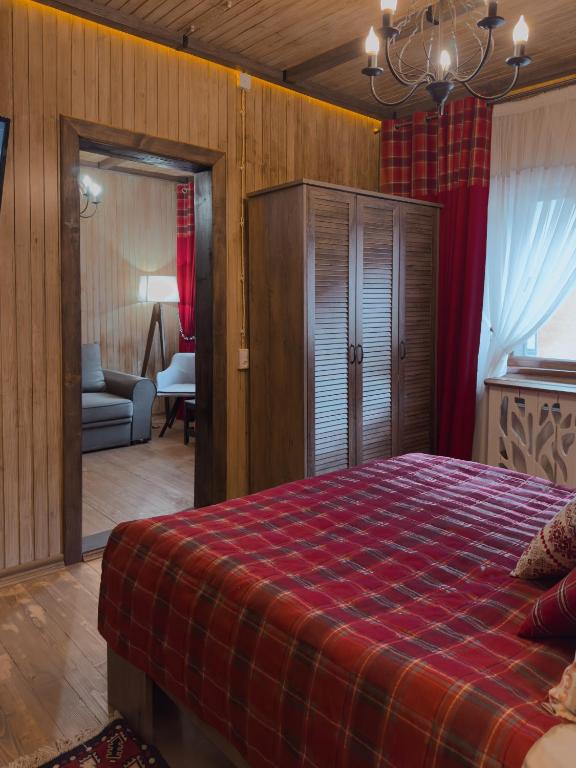 Postel nebo postele na pokoji v ubytování Chalet Blanc