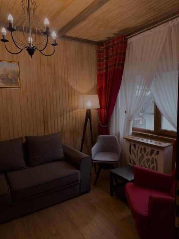 Posezení v ubytování Chalet Blanc