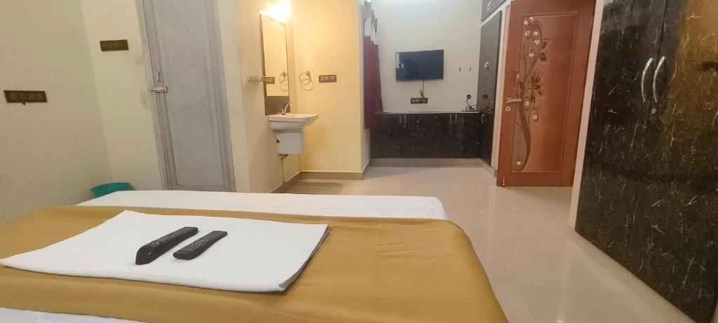 Postel nebo postele na pokoji v ubytování MM stays